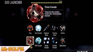 CoD Advanced Warfare - EXO LAUNCHER EXPLAINED - NEW LEITHALS AND TACTICALS