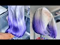 Soft Icy Lavender Craft 🤍💜 How I Watercolor, Wash, Dry, Style, & Trim my Wigs IN THAT ORDER !