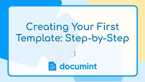 Creating Your First Template: Step-by-Step 📑