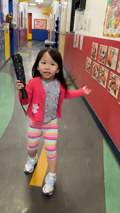 #funny Chloe noticed it was drizzling outside, so she eagerly grabbed her umbrella, ready to use it.