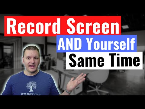 How To Record Your Screen And Yourself At The Same Time [FREE Option] | Mike Hobbs