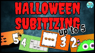 Halloween Subitizing to 5 | Math Videos for Kids | Number Sense | The Art of Growing