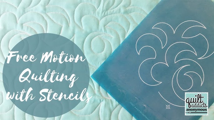 Stipple Meander Stencil - Intro to Free Motion Quilting 