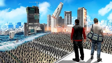 GTA 5 - ZOMBIES DESTROY the WORLD! (Apocalypse)