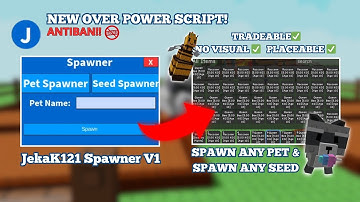 [🛠] HOW TO USE JEKAK121 PET SPAWNER SCRIPT 🦝 | GROW A GARDEN SCRIPT 🍏