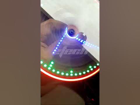 LED Clock II Propeller LED Pendulum Clock - YouTube
