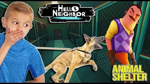 Hello Neighbor RESCUE in Neighbor's Animal Shelter...