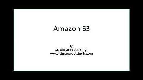 Amazon S3 Lab Demonstration