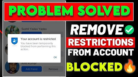 You Have Been Temporarily Blocked From Performing This Action Facebook Problem Solved 2025