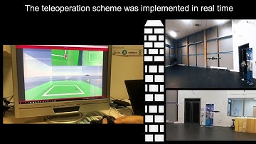 Teleoperation of a drone based in a virtual environment