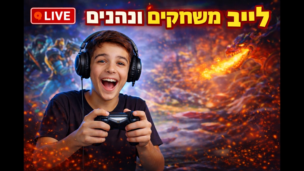 🔴 לייב מלחמה🪖💥 משחקים ונהנים!! (מי שלא בא הוא ראש ביצה🥚!)🔴 - YouTube