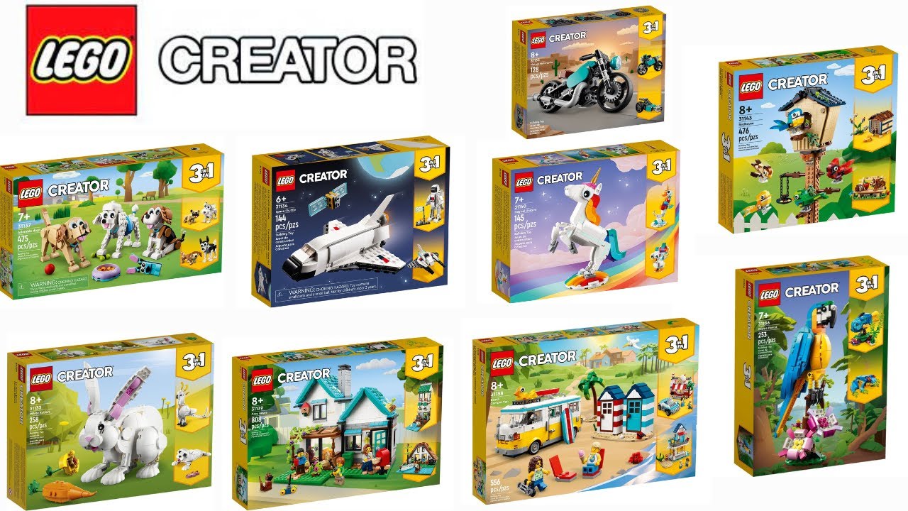 2023 Lego Creator 3 in 1 Sets - Full Details 