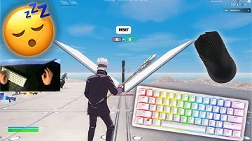 ASMR 😴 1v1 Build fight gameplay (Fortnite KBM ASMR)