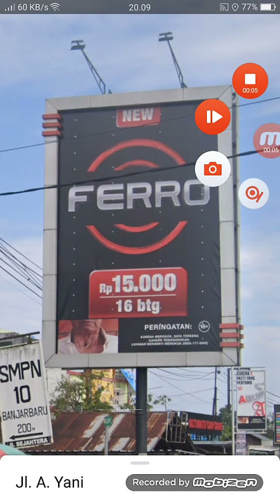 Billboard Rokok BLACK SCORPION - Tangguh Berisi & FERRO (2022)