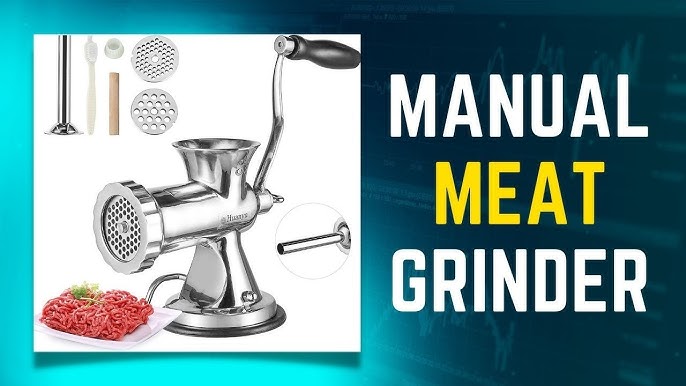 Huanyu Manual Meat Grinder Sausage Stuffer Filler Hand Crank