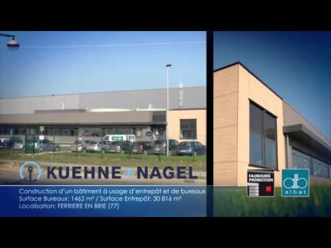 ALBAT - Entrepôt et bureaux Kuehne+Nagel à Ferrière en Brie
