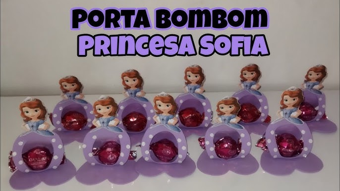 com o fazer vestido porta bombom da princesa Sophia 