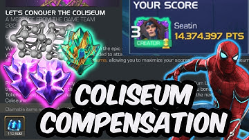 Alliance Coliseum Compensation ARRIVES! - ALL REWARDS UNLOCKED EASY!!! - Marvel Contest of Champions