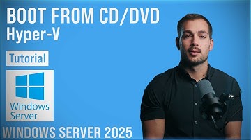 Windows Hyper-V Tutorial | [Hyper-V] How to Boot from CD/ISO in Windows Server 2025
