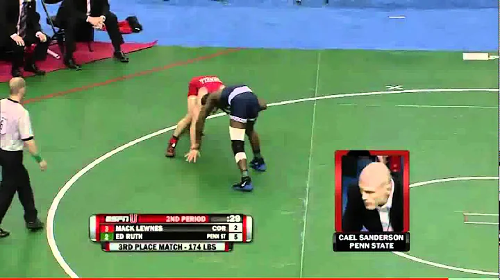 Ed Ruth vs Mack Lewnes 2011 NCAA Third Place Match