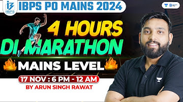 4 Hours Data Interpretations Marathon For IBPS PO Mains 2024 | By Arun Sir