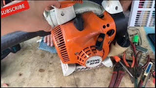 how to repair and restore stihl leaf blower BG 86