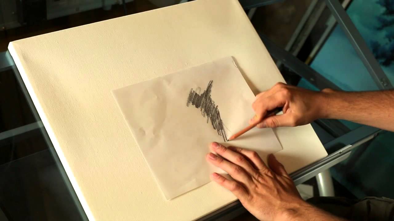 How to transfer your drawing or sketch to canvas with artist Tim Gagnon 