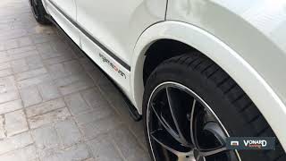 Накладки под пороги сплиттеры для VW Tiguan 2 R-Line и Sportline  #MaxtonDesign