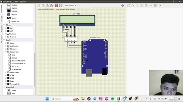 Arduino Simulation with I2C LCD 16X2
