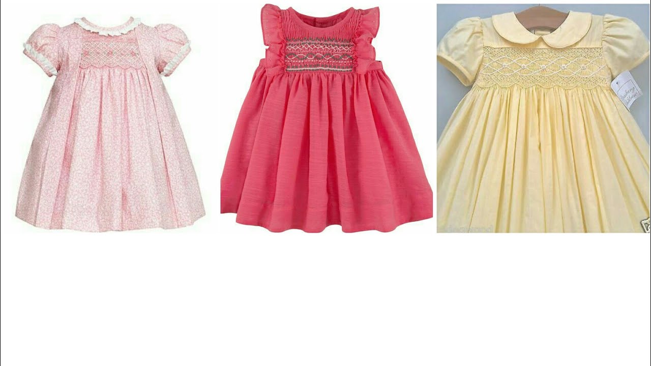 baby frock smocking designs