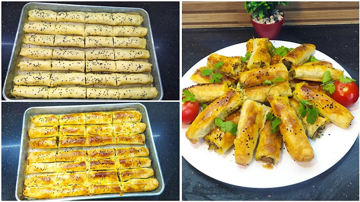 هادي احسن وانجح وصفة جربتها تاع بوراك تركي والنتيجة صدمتني بنة 😋 ومقرمشة هايلة مع حشو بزاااف بنين