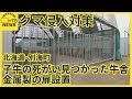 子牛の死がい見つかった牛舎に金属製の扉設置　「電気柵も検討」　クマ侵入対策で　北海道・別海町