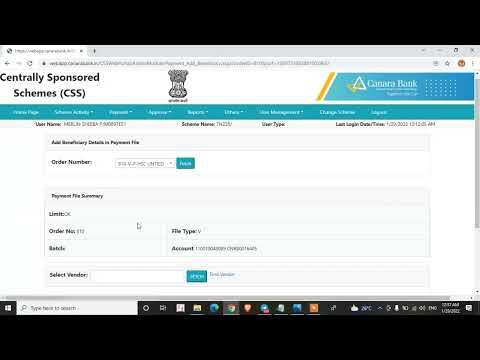 How to vendor payment in CSS Portal
