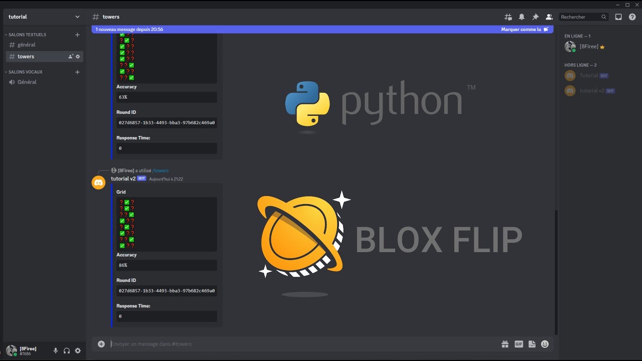 code a custom bloxflip predictor that can be used on discord