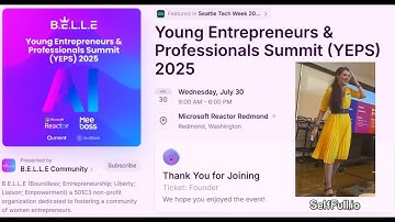 YEPS 2025 (Seattle Tech Week)  SelfFull.io - Bridging the Gap in Coaching Tech