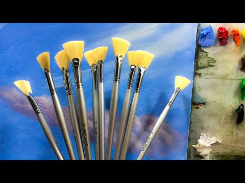 Acrylic Paint Brushes (Set of 12) - Mounteen  Acrylic paint brushes, Paint  brushes, Acrylic