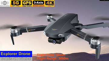 ECPLORER GPS 3-Axis 8K Long Range Brushless Drone – Just Released !