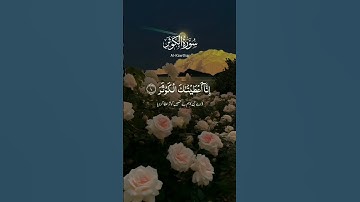 Surat No 108 : سورة الکوثر - Ayat No 1 To 3 #quran #viral #surahkausar #islam #allah #hadeessharif