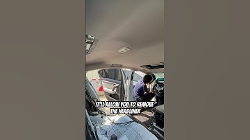 How To Remove Any Headliner! In 30 seconds!