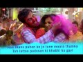 Balam Pichkari Karaoke || YJHD ||100% Full Clean Karaoke with Lyrics || FREE