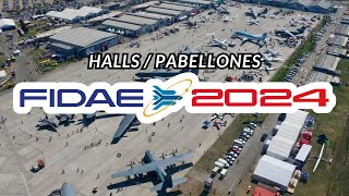 FIDAE 2024 ✈️ Recorriendo Halls/Pabellones de la Feria Internacional del Aire y del Espacio