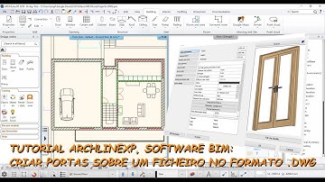 Tutorial ARCHLineXP Software BIM: Criar Portas a Partir de Ficheiros no Formato .DWG no ARCHLineXP