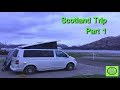 VW campervan Scotland Trip Part 1- stunning campsite views on Loch Linhe