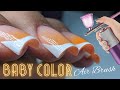 Y oo    airbrush nails babycolors