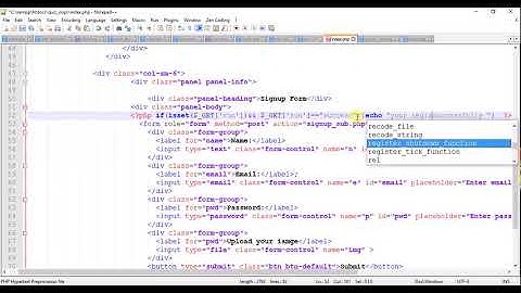 online quiz system in php hindi  part  4registeration 1 2