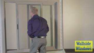 Wallside Windows Patio Door Wall Screen Operation