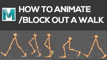 How To Animate/Block Out A Walk Part 1 - Starting with the legs