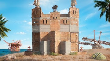 I CLAIMED THE GIANT EXCAVATOR as a SOLO - Rust