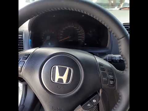 Перетяжка руля от Honda Accord 7 в кожу