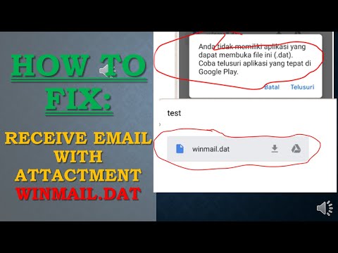 how to solve inbox mail with winmail.dat